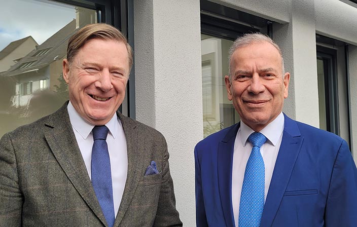 Claudio Steffenoni und Hannes Germann