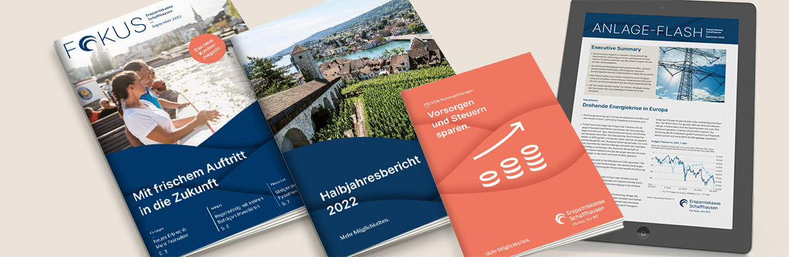Publikationen der Ersparniskasse Schaffhausen