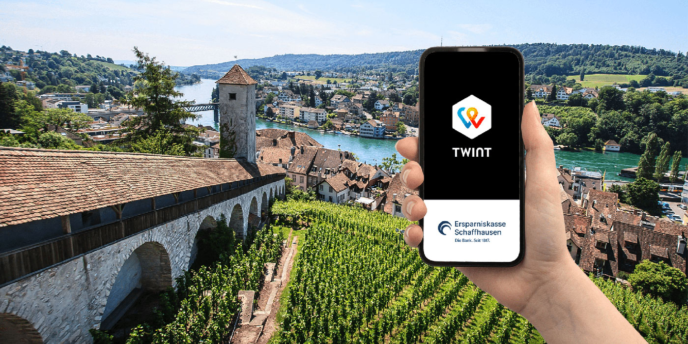 Die TWINT-App der Ersparniskasse Schaffhausen